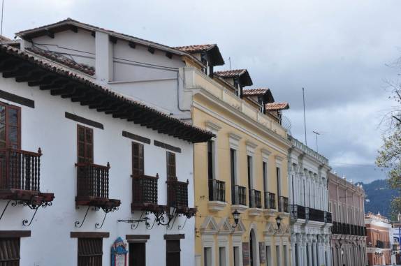 Casario em San Cristobal de Las Casas, no sul do México